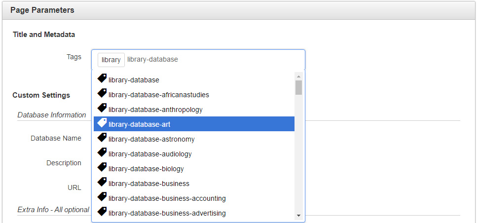 Assigning a Tag to a Data File