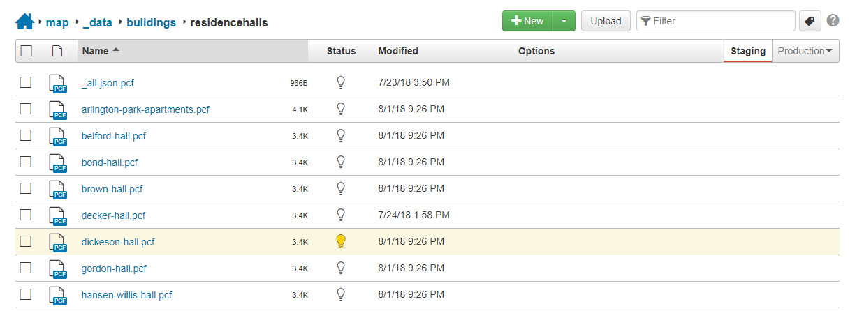 Residence Halls Backend