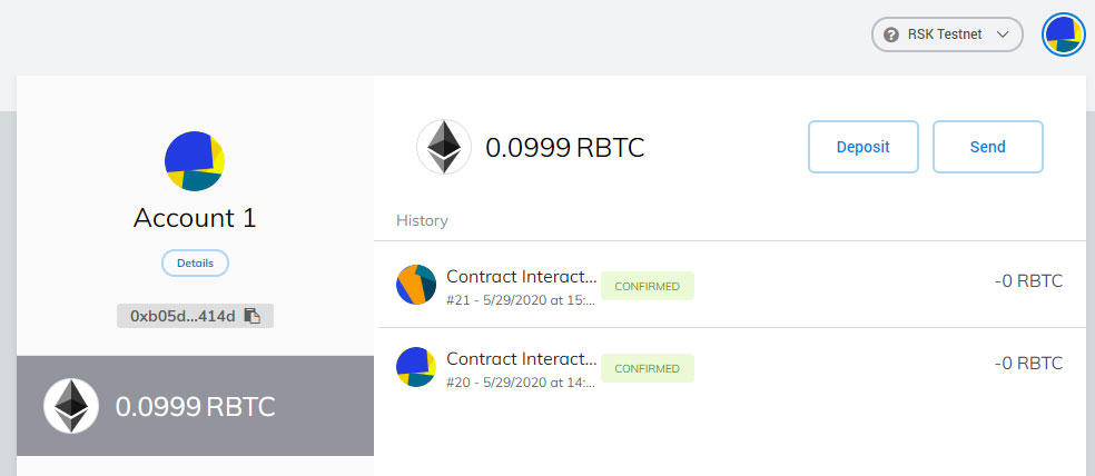 Checking the status of a Transaction