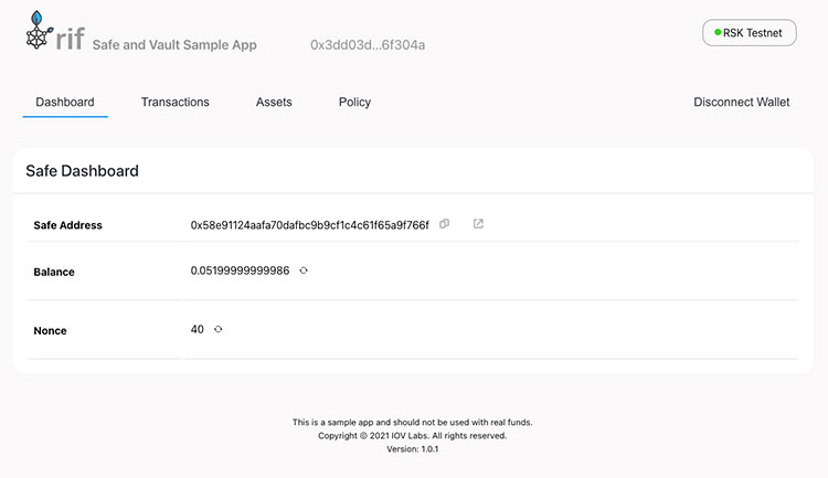 Safe and Vault Developer Sample Application thumbnail